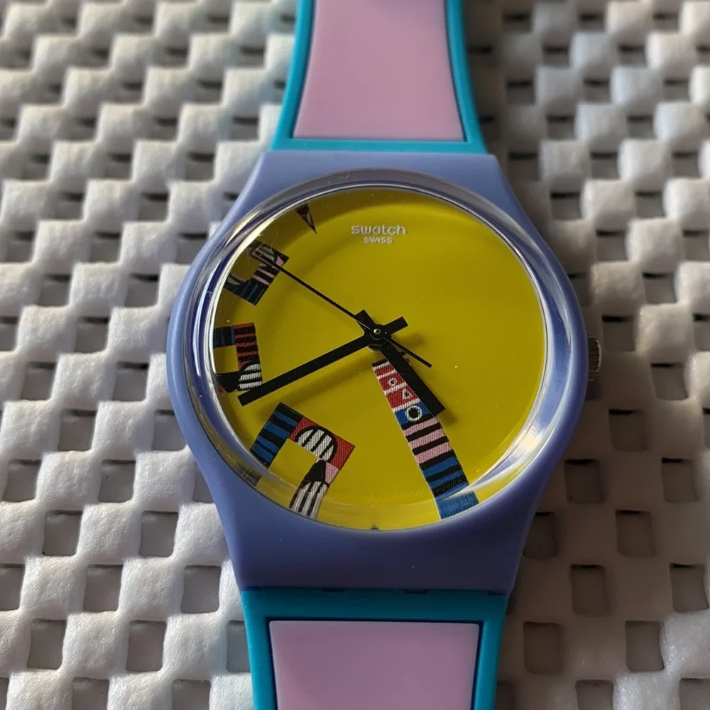 Swatch Watch - GZ342 - SERIOUS ACTION by Tatham & O'Sullivan